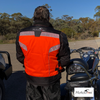 MENS Vis Reflective Motorcycle Safety Vest