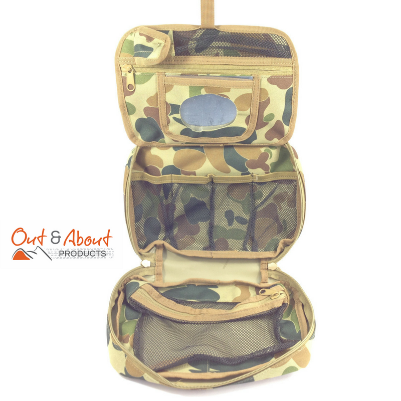 Toiletry Bag Auscam Military Style Personal Toilet Bag