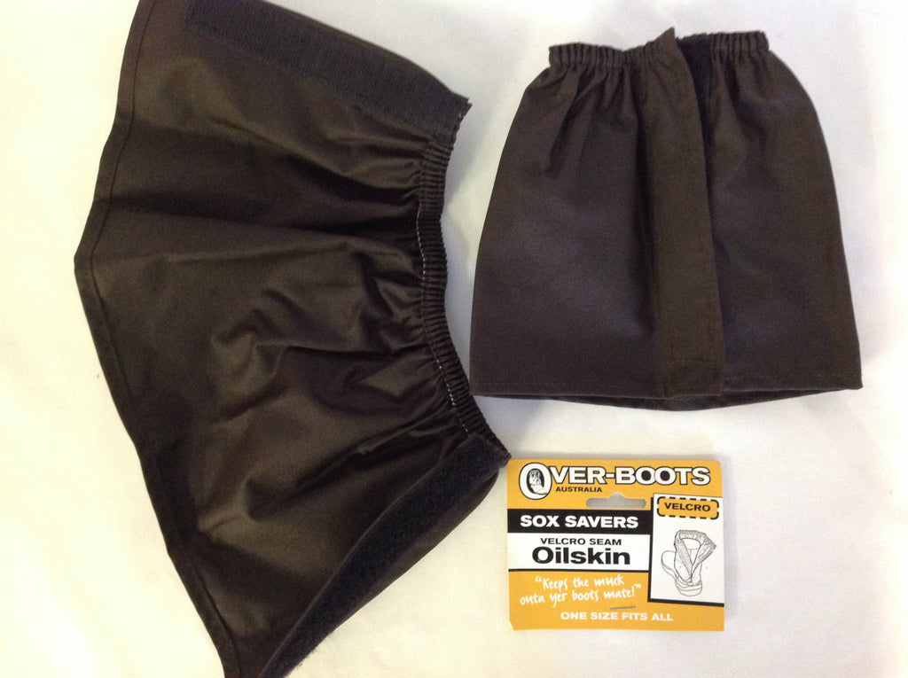 Over boots Oilskin Sock Protectors Velcro water Repellent Work Boot Cover