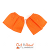 ORANGE Over boots Sock Protectors Sock Savers 100% Cotton  Work Boot Covers 16cm
